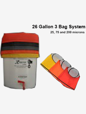 26 Gallon 3 Bubble bag System 